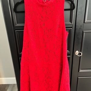 Ann Taylor Loft Red Dress